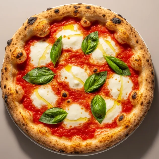 Klasszikus olasz Margherita pizza