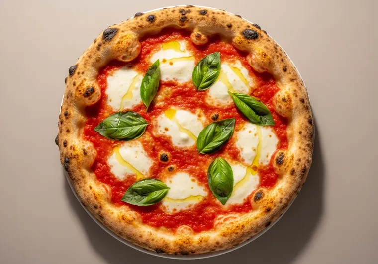 Klasszikus Margherita pizza