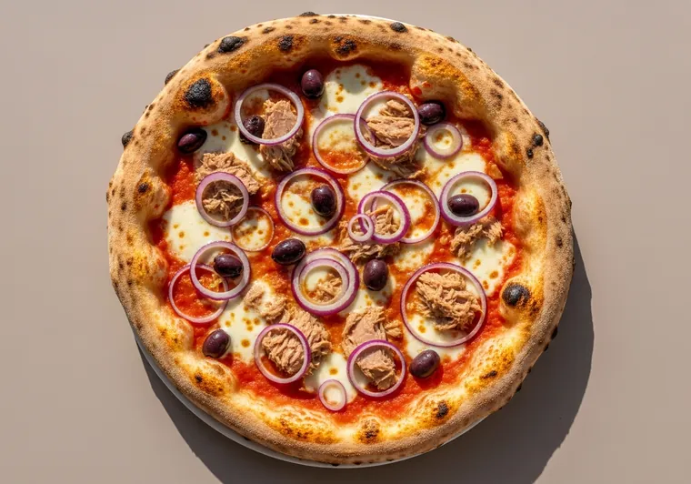 Tonno tonhalas pizza